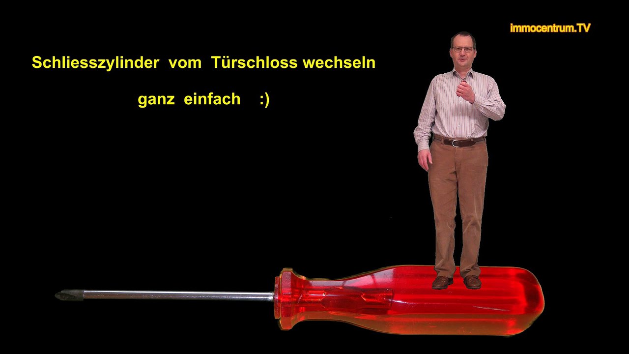 Schliesszylinder im Türschloss wechseln o. austauschen