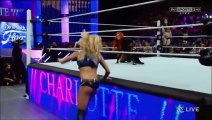WWE RAW, Charlotte & Becky Lynch vs Nikki Bella & Alicia Fox, July 27, 2015