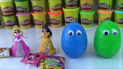 4 Disney Princess Surprise Eggs Super Eggs for KIDS TOYS and CANDY