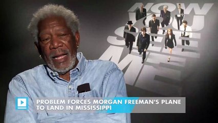 Problem Forces Morgan Freeman's Plane to Land in Mississippi