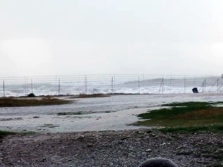 Pioggia e mare mosso