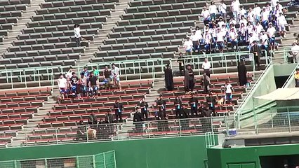 松本深志高校　エール交換