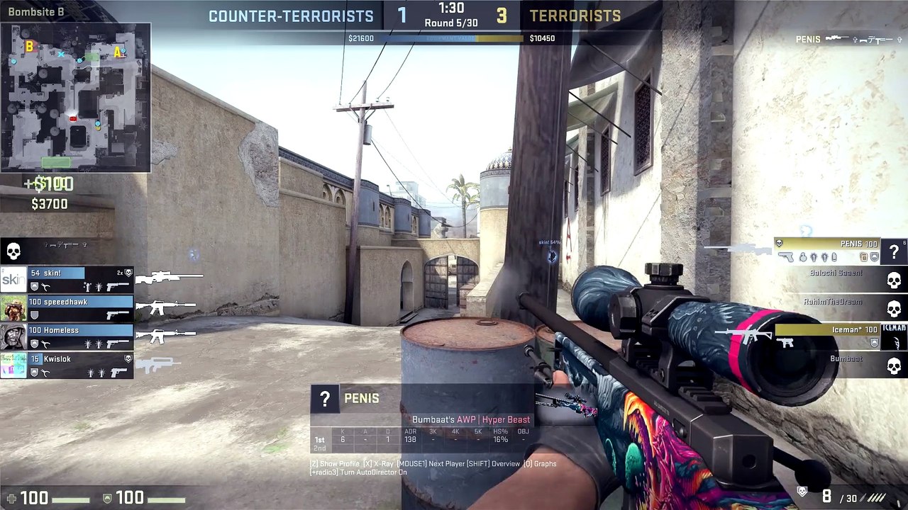Clutch Ace 1v4