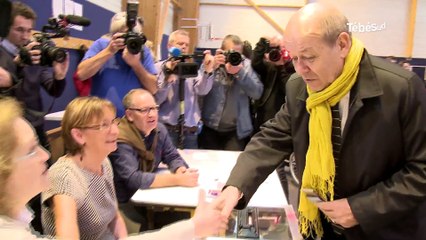 Régionales. Le Drian a voté à Guidel