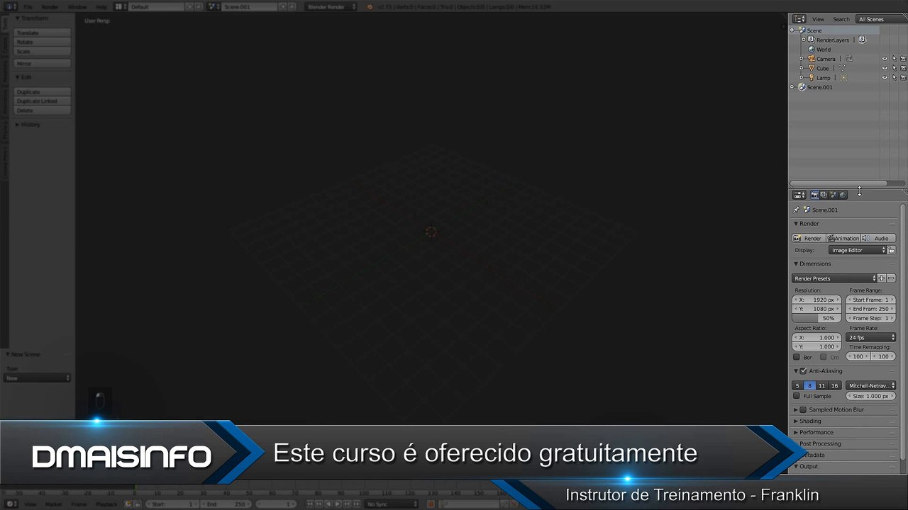 Curso blender aula 2