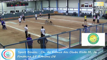 Troisième tour tir progressif, Club Elite masculin J6, Fontaine contre Romans, Sport Boules, saison 2015-2016