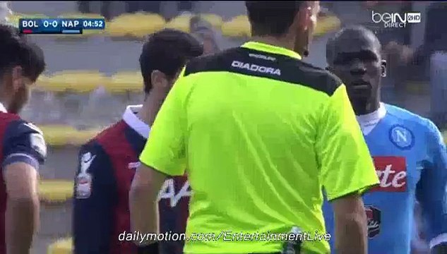 Mattia Destro Gets INJURED AND Dives For Penalty BOLOGNA 0-0 NAPOLI SERIE A