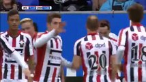 1-0 Guus Joppen Fantastic Diving Header Goal _ Willem II Tilburg v. SC Cambuur - 06.12.2015 HD