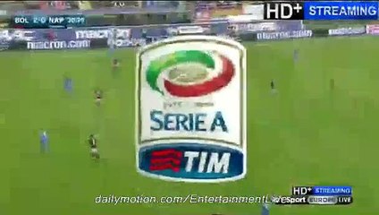 Luca Rossettini Fantastic GOAL Bologna 2-0 Napoli Serie A
