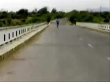 Pakistani wheeling accident boy fallin while wheeling