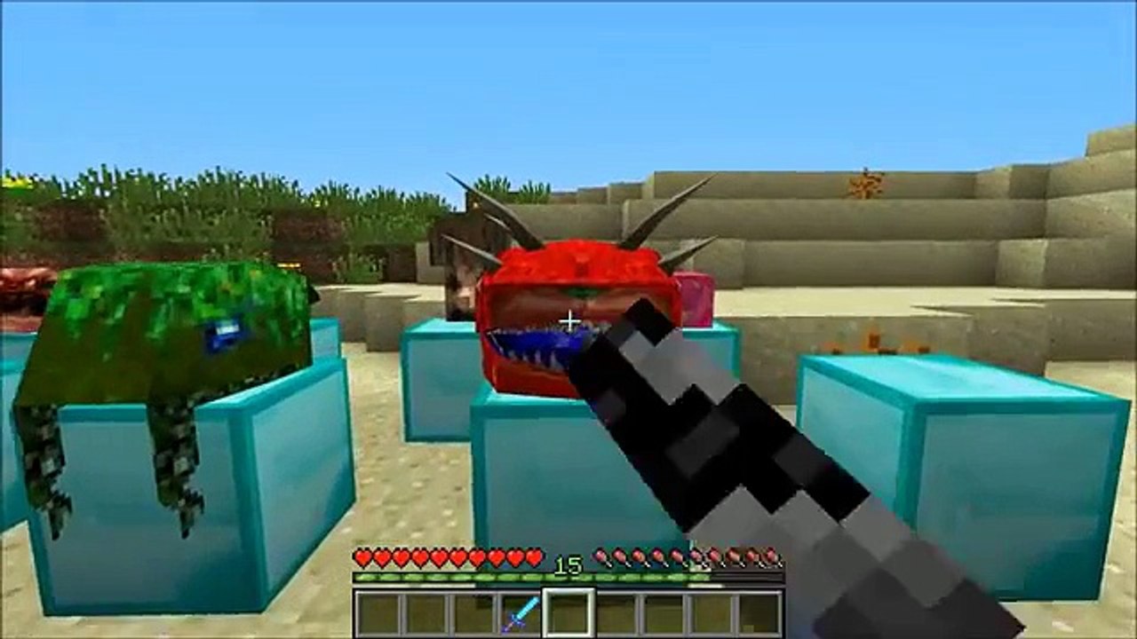 Minecraft_ YOUTUBER STATUES (MOB HEADS, WEAR THEM, & STATUES!) Mod Showcase