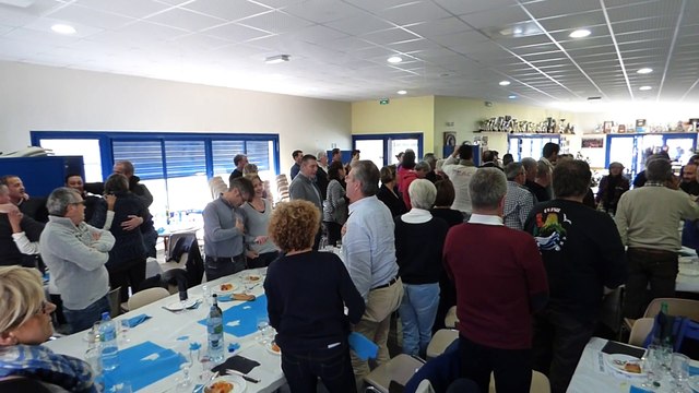 Émouvante Marseillaise lors du repas d'avant-match du 29/11