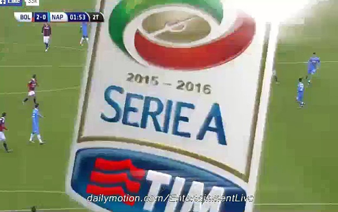 Lorenzo Insigne Fantastic GOAL Bologna 2-1 NApoli Serie A
