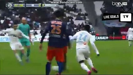 Michy Batshuayi Amazing Chance - Olympique de Marseille vs Montpellier - 06.12.2015