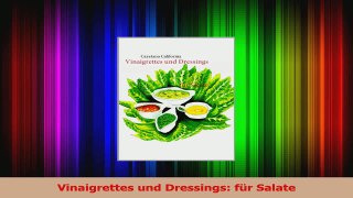 Vinaigrettes und Dressings für Salate PDF Kostenlos