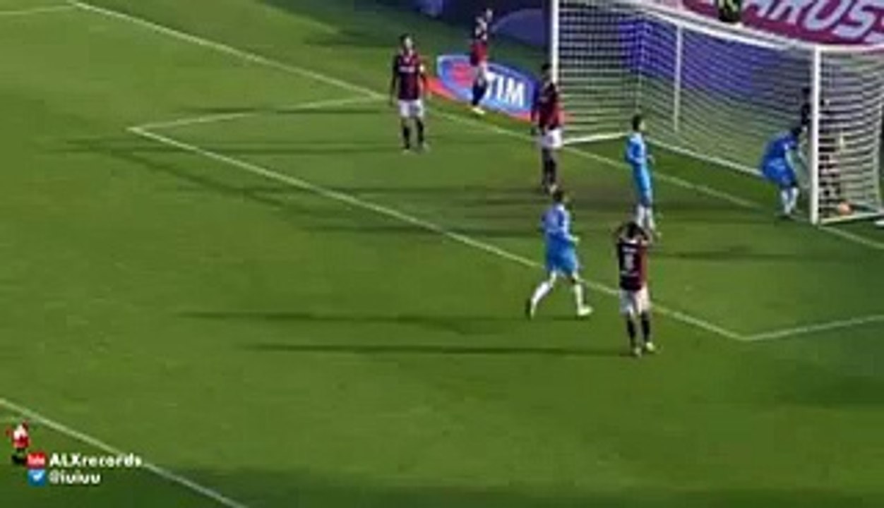 Gonzalo Higuain Goal Bologna vs Napoli 3-2 (Seria A) 2015