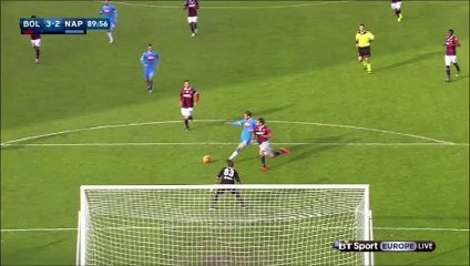 Gonzalo Higuain Goal - Bologna 3 - 2 Napoli - 06_12_2015 HD
