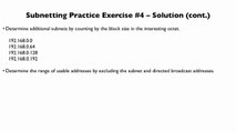 135.Subnetting Practice Exercise #4