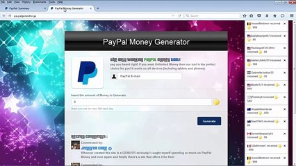Paypal Online Money Generator 2016 - 100% Working.