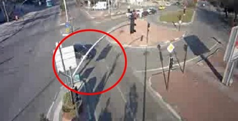 Korkunç kaza MOBESE'de