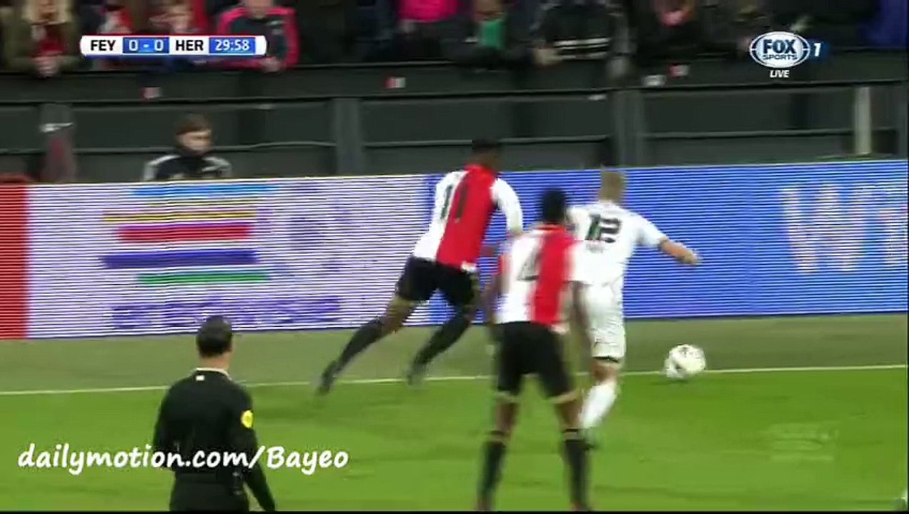 Eljero Elia Goal - Feyenoord 1-0 Heracles - 06-12-2015