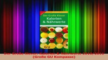 Der Große Klever Kalorien  Nährwerte 20102011 Große GU Kompasse PDF Kostenlos