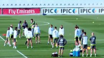 Cristiano Ronaldo amazing show of skills in Real Madrid training session