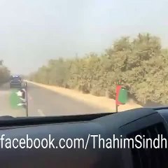 Bakhtawar bhutto driving in Larkana in full Protocol