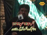Zakir Amjad Abbas Notak Majlis 18 Muharram 2015 Gulberg Lahore