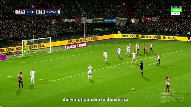 2-0 Dirk Kuyt Amazing Goal HD | Feyenoord - Heracles Almelo 06.12.2015 HD Eredivisie