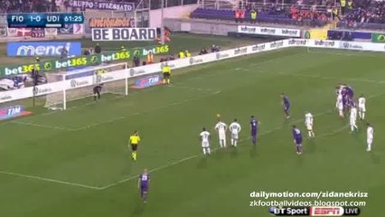 Josip Ilicic 1-0 Penalty-Kick | Fiorentina - Udinese 06.12.2015 HD Serie A
