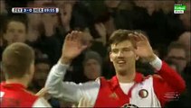 Michiel Kramer Goal - Feyenoord 3-0 Heracles - 06-12-2015