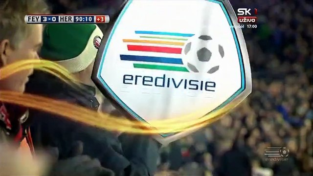 3-0 Michiel Kramer Goal Holland Eredivisie - 06.12.2015, Feyenoord 3-0 Heracles Almelo
