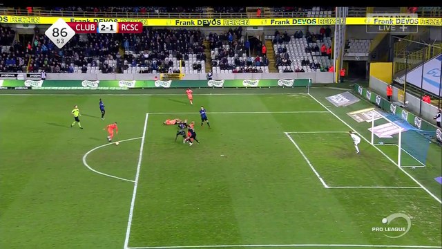 2-1 Roman Ferber Goal Belgium Jupiler Pro League - 06.12.2015, Club Brugge 2-1 Sporting Charleroi
