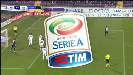 Gonzalo Rodríguez Goal - Fiorentina 3-0 Udinese - 06-12-2015