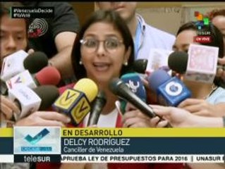 Delcy Rodríguez: Venezolanos votan por sobre las voces de la necedad