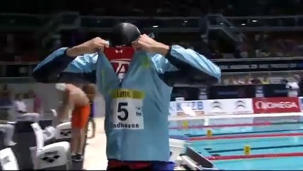 Men's 50m breaststroke final FINA Swimming World Cup 2013 Eindhoven