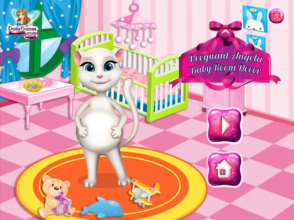 Talking Angela Game Movie Pregnant Angela Baby Room Decor Baby Videos Games For Kids