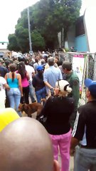 Votantes le gritaron "Fuera, fuera" a Vielma Mora luego de que votara