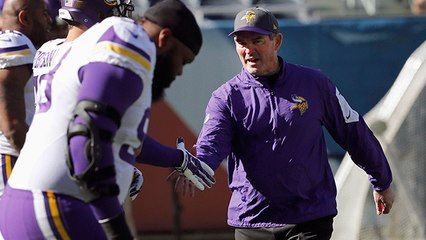 Vikings coach Mike Zimmer leads with a different style