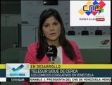 Venezuela: medios de comunicación cubren comicios en la sede del CNE