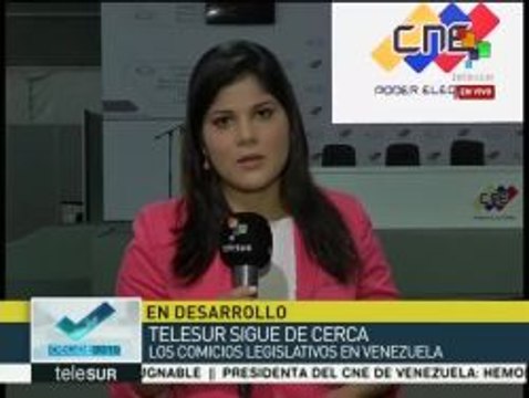 Venezuela: medios de comunicación cubren comicios en la sede del CNE