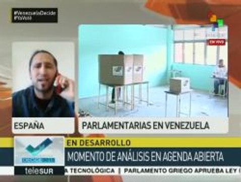Garzón: Medios españoles critican al chavismo para desprestigiarle