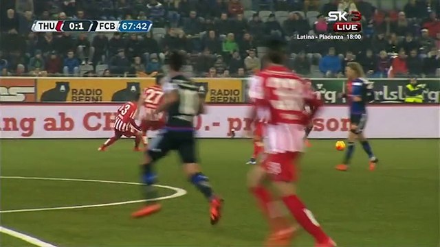 0-1 Marc Janko Goal Switzerland Super League - 06.12.2015, FC Thun 0-1 FC Basel