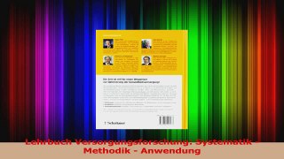 Lehrbuch Versorgungsforschung Systematik  Methodik  Anwendung PDF Herunterladen