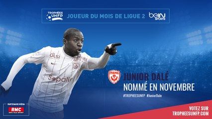 Ligue 2 / Trophées UNFP - Joueurs du mois : Maurice Junior Dalé