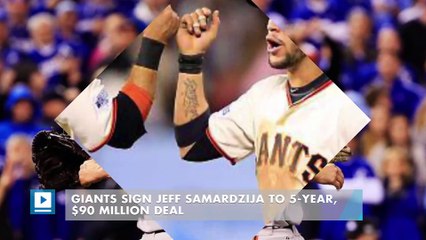 Giants sign Jeff Samardzija to 5-year, $90 million deal