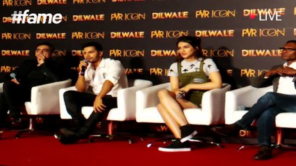 Shah Rukh Khan, Kajol, Varun Dhawan & Kriti Sanon | Manwa Emotion Jaage Song Launch | Dilwale