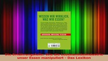 Die Ernährungsfalle Wie die Lebensmittelindustrie unser Essen manipuliert  Das Lexikon PDF Kostenlos