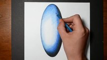 Drawing a Floating, Levitating Ball - Anamorphic Trick Art